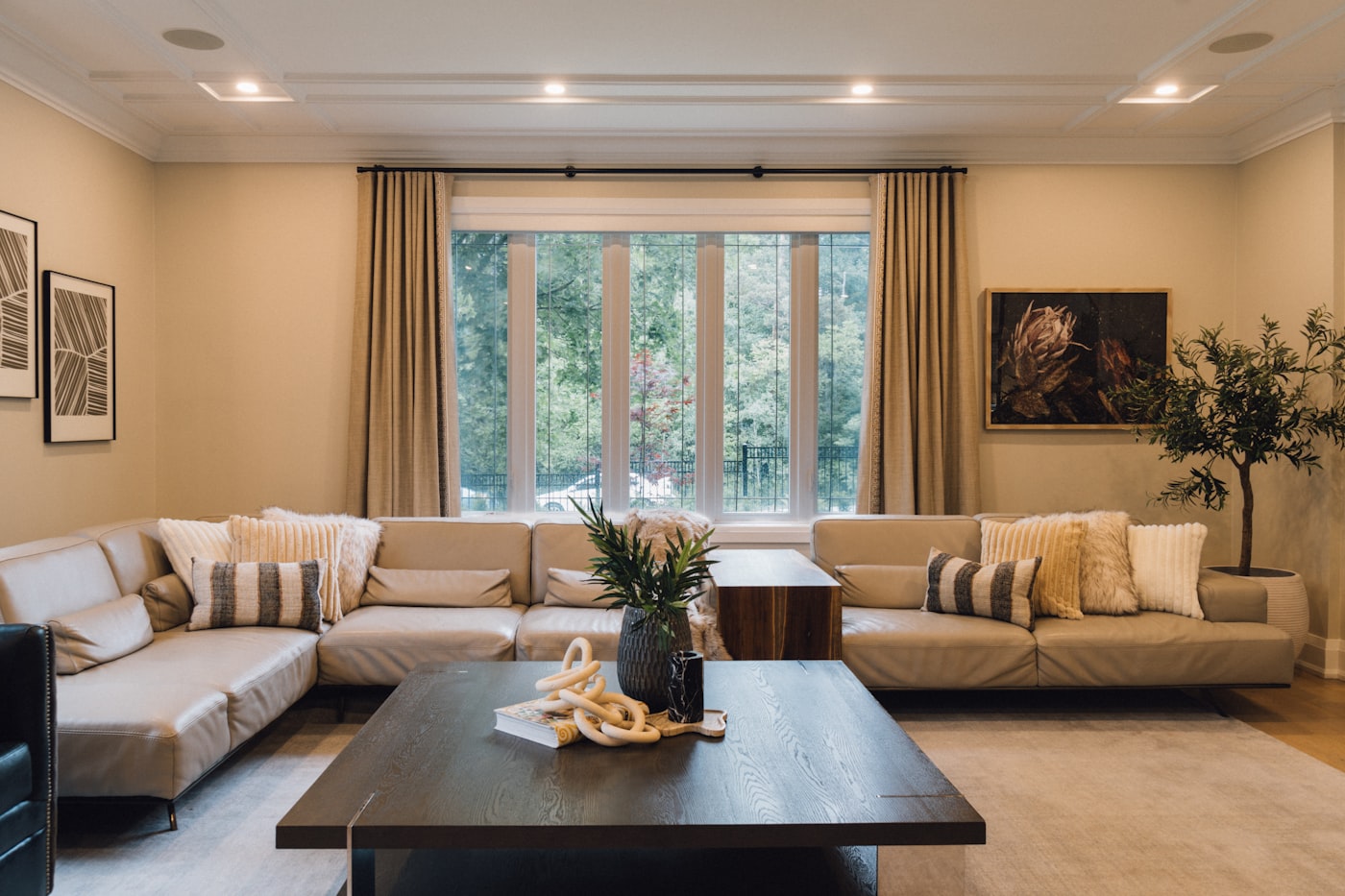 Warm Southwest Florida home interior